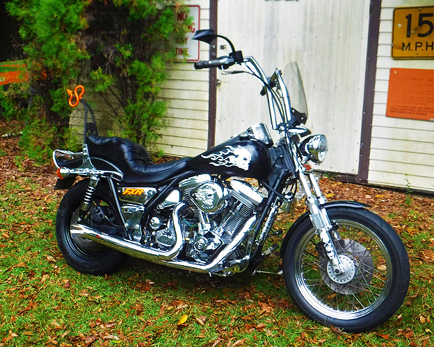 Ultima Chrome 40" Long Drag Pipes for Harley FXR 1984-1999 1-3/4" dia
